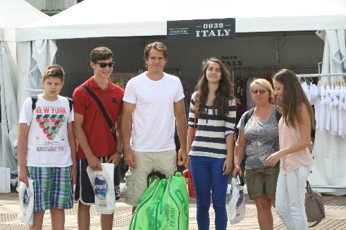 U16 mit Tommy Haas